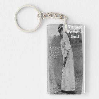 "Ladies Victorian Golfing" Key Ring