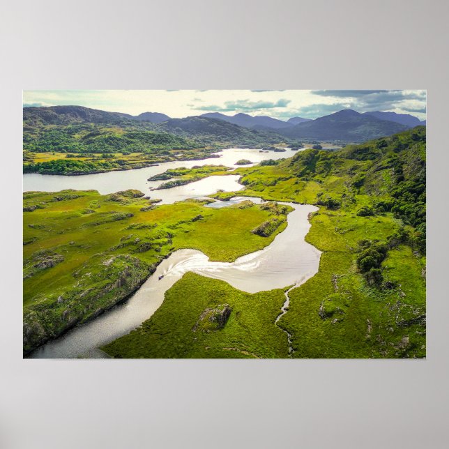Ladies' View Killarney Poster | Kerry Ireland (Front)