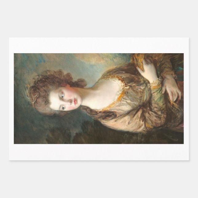 Ladies  wrapping paper sheet (Front)