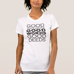 Ladies Zoroastrian Motto T-Shirt