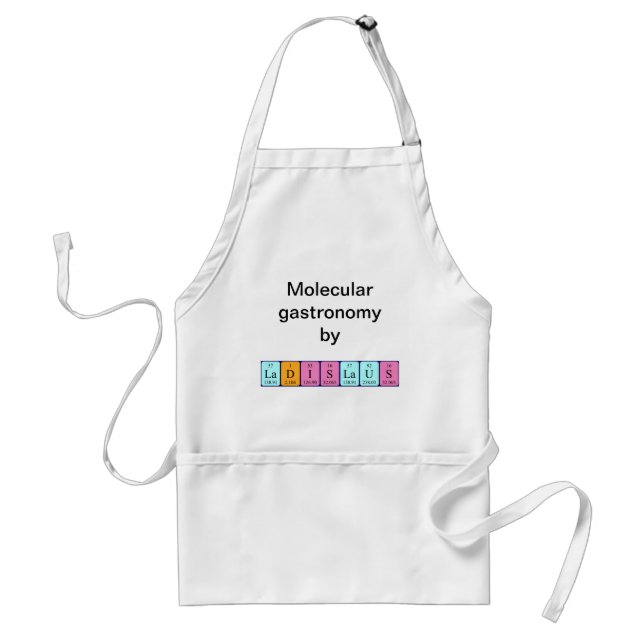 Ladislaus periodic table name apron (Front)