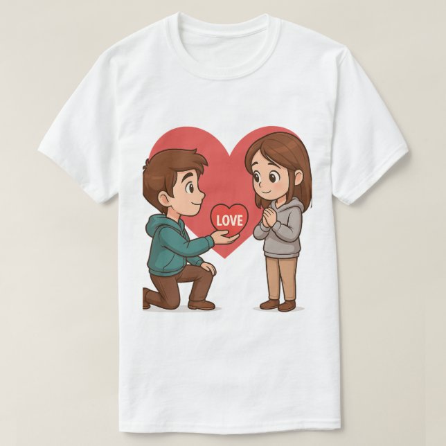 Ladka aur ladki dil  T-Shirt (Design Front)