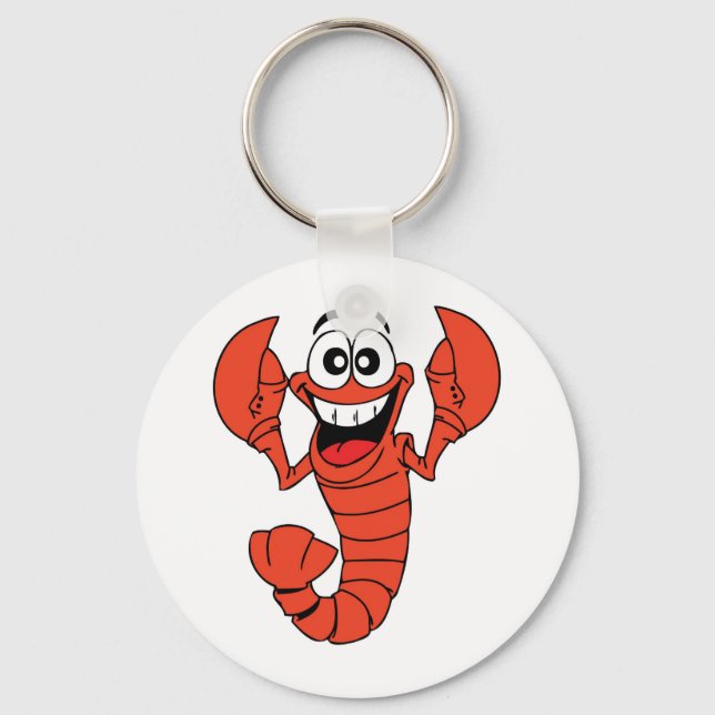 Ladlow the Lobster Key Ring (Front)