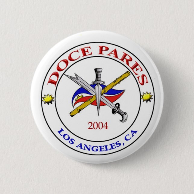ladp logo white 6 cm round badge (Front)