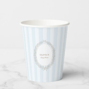 Laduree French Caffee Patisserie Boulangerie Blue Paper Cups