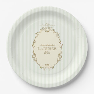 Ladurée Paris French Patisserie Themed Birthday Paper Plate
