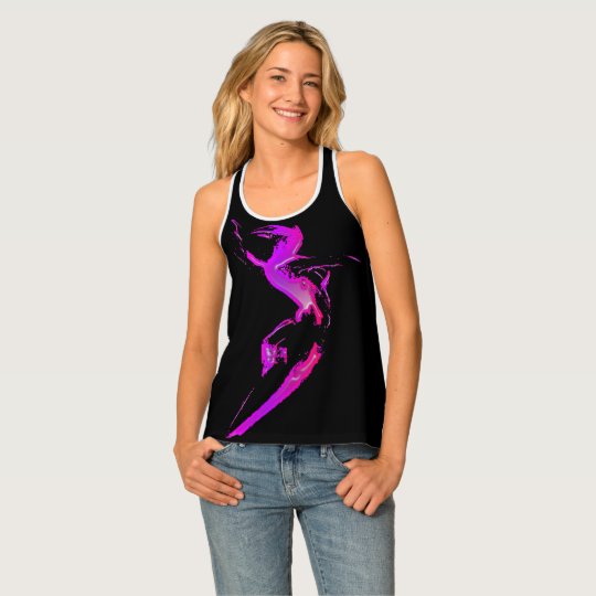 LADY ABSTRACT TANK TOP
