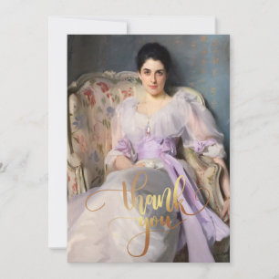 Lady Agnew of Lochnaw 1864  Thank You Card