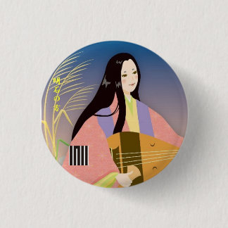 Lady Akashi 3 Cm Round Badge