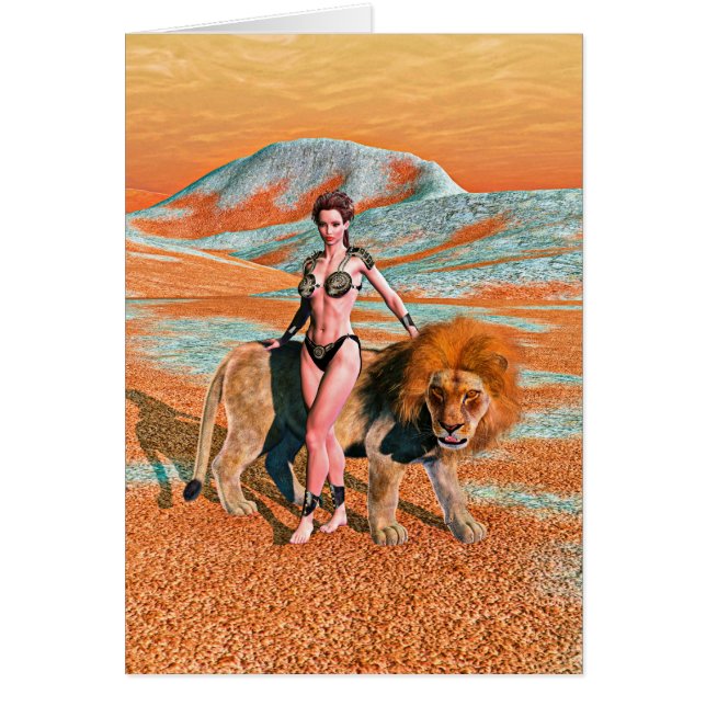 Lady and Lion (Front)