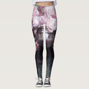 Lady and Roses, John William Waterhouse Leggings