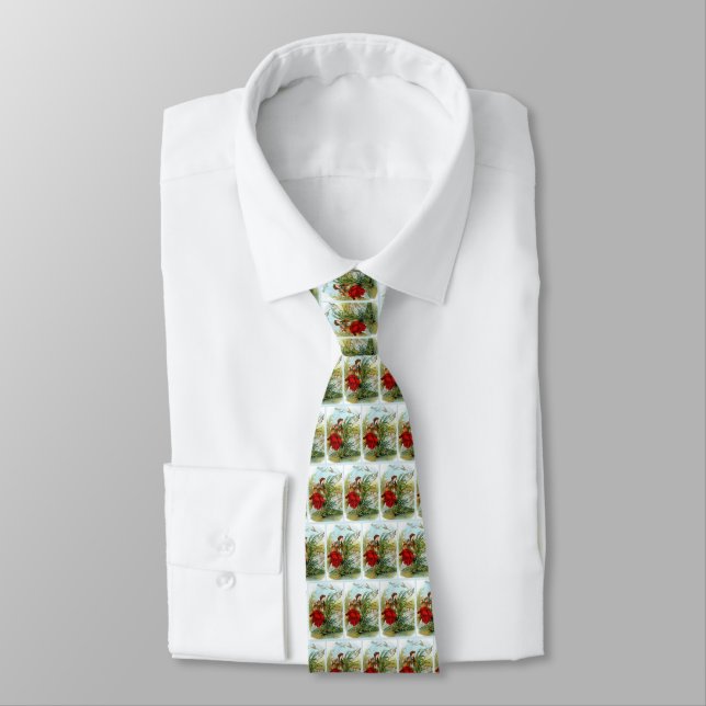 Lady And Swans Tie (Tied)