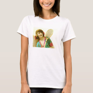 Lady and tennis T-Shirt