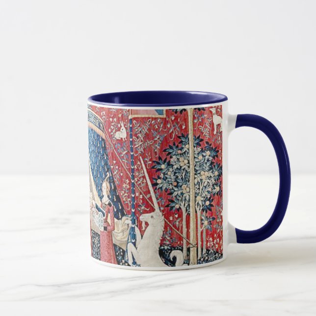 Lady and the Unicorn 1500 Courtly Love Paris Mug (Right)