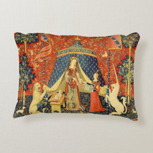 Lady and the Unicorn Mediaeval Tapestry Art Decorative Cushion