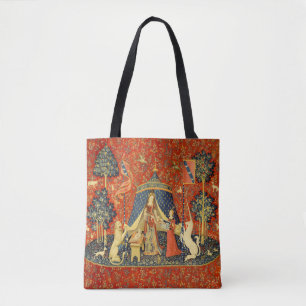 Lady and the Unicorn Mediaeval Tapestry Art Tote Bag