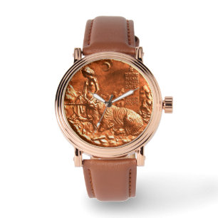 LADY AND UNICORN Mediaeval Medallion Watch