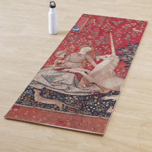 Lady and Unicorn Mediaeval Tapestry Sight Yoga Mat