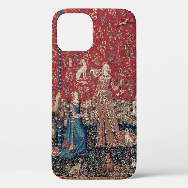 Lady and Unicorn Mediaeval Tapestry Taste Case-Mate iPhone Case (Back)
