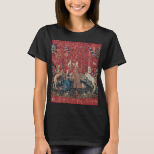 Lady and Unicorn Mediaeval Tapestry Taste T-Shirt