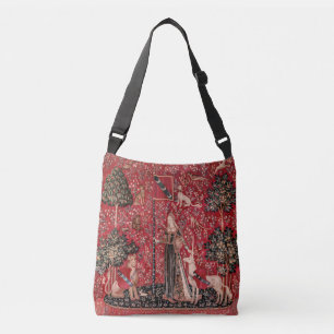 Lady and Unicorn Mediaeval Tapestry Touch Crossbody Bag