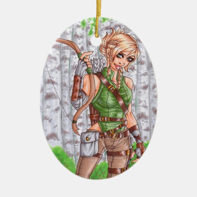 Lady Archer Ornament (Front)