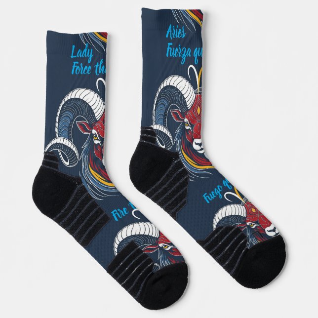 Lady Aries Women's Socks - Zodiac Socks (Right)