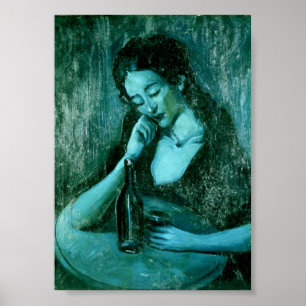 Lady at Eden Concert by Pablo Picasso Poster