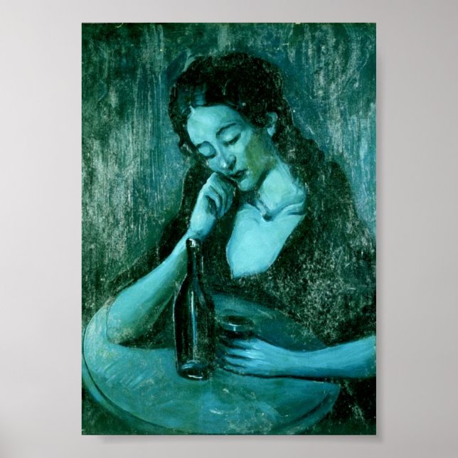 Lady at Eden Concert by Pablo Picasso Poster (Front)