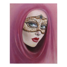 LADY AT THE MASQUERADE BALL