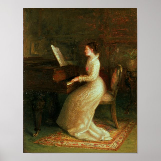 Lady at the Piano Poster (Front)