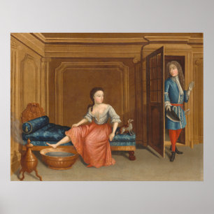 Lady & Bath - Gerardus Duyckinck Fine Art Poster