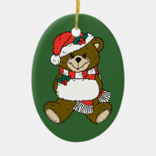 Lady Bear Ceramic Tree Decoration
