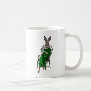 Lady Bella Rabbit Taking Tea 2 Coffee Mug