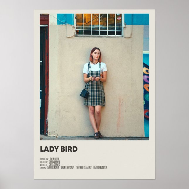 Lady Bird movie Poster (Front)