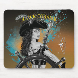Lady Black Corsair Mouse Mat