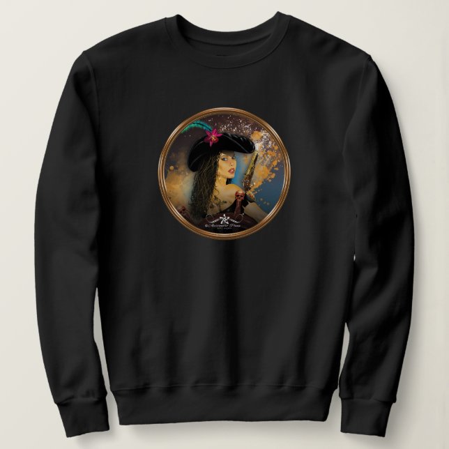 Lady Black Corsair Sweatshirt (Design Front)