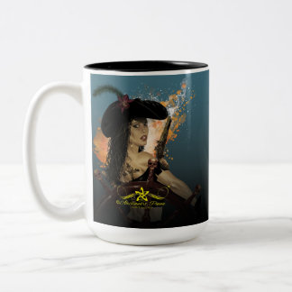 Lady Black Corsair Two-Tone Coffee Mug