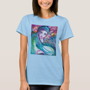 LADY BLUE MASK Venetian Masquerade Party T-Shirt