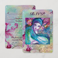 LADY BLUE MASK Venetian Wedding Masquerade Party