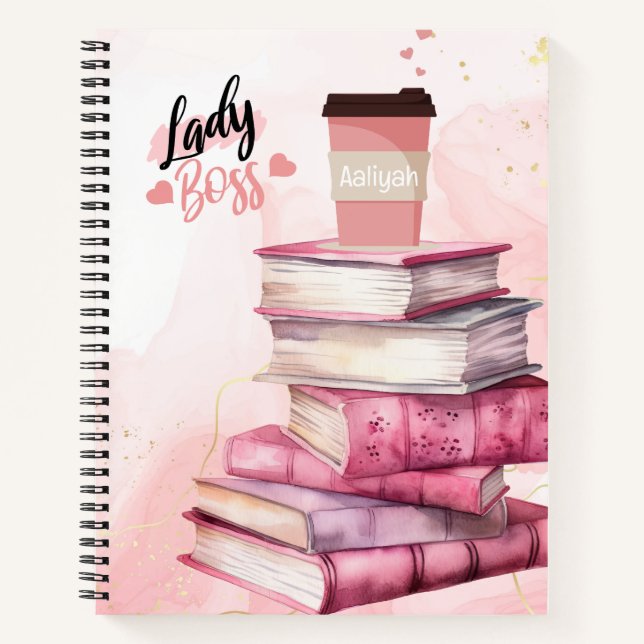 Lady Boss Ignite Your Ambition Notebook (Front)