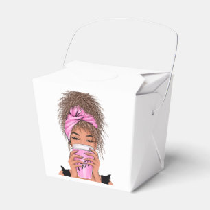 Lady Boss Life, Boss Babe Woman Baby Bodysuit Tote Favour Box