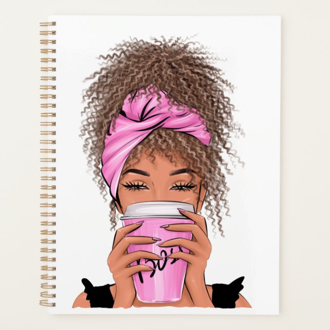 Lady Boss Life, Boss Babe Woman Bangle Bracelet Bu Planner (Front)