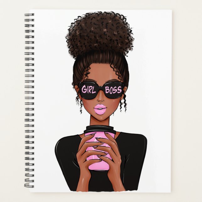 Lady Boss Life, Boss Babe Woman, Girl Boss Planner (Front)