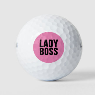 LADY BOSS PINK GOLF BALLS