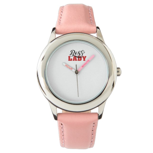Lady Boss – Strong Confident Woman Design Watch (Front)