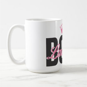 Lady Boss Typography art  Coffee Mug