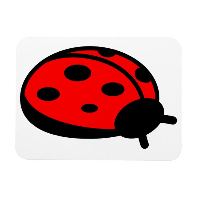 Lady Bug 3"x4" Magnet (Horizontal)