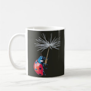Lady Bug And Dandelion Seed Coffee Mug