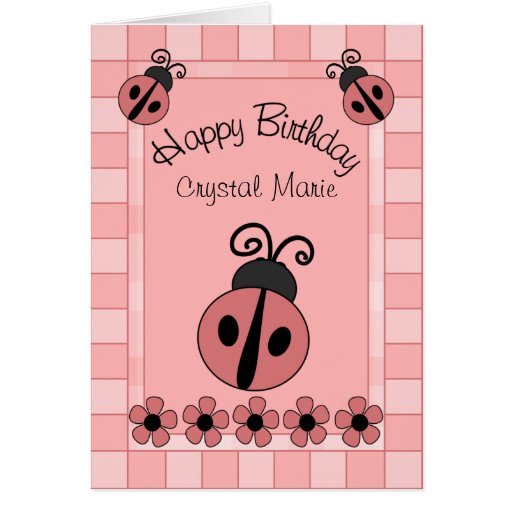 Lady Bug Birthday Cards | Zazzle